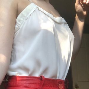 Delicate White Silk Chemise